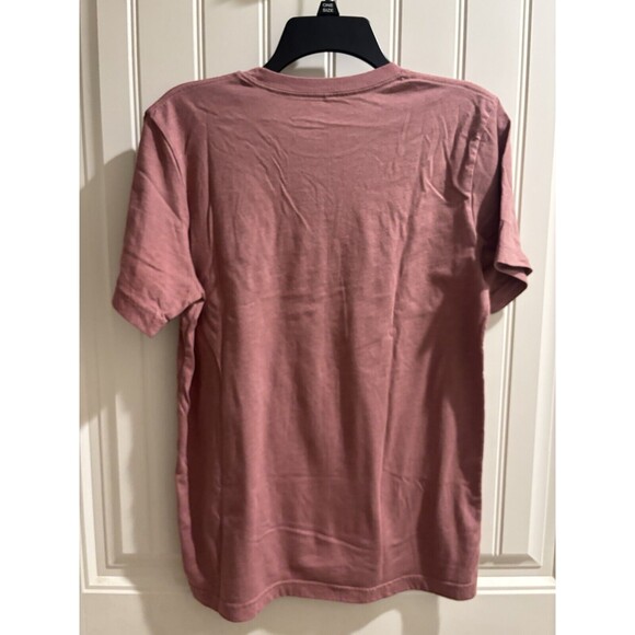 Women’s Large Tee “Bad & Boozie” Graphic Print Mauve - Picture 3 of 3